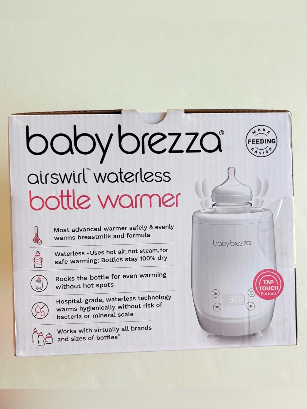 New & Sealed Baby Brezza AirSwirl Waterless Baby Bottle Warmer White BRZ0105 - Picture 8 of 9